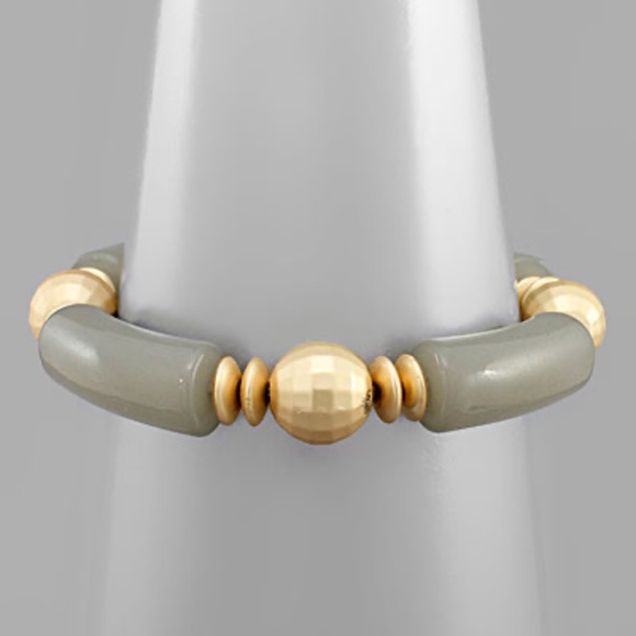 Resin & 4 Parts Discoball Bracelet - Picture 2 of 2